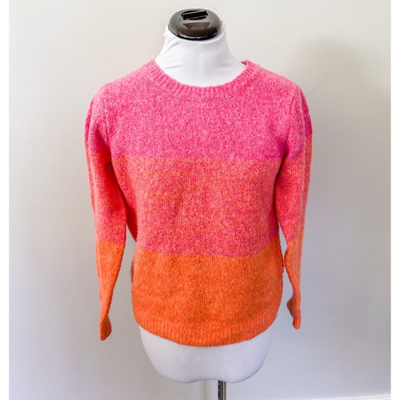 cupcakes & cashmere Sweaters - Cupcakes and Cashmere Pink and Orange Sherbet Sweater